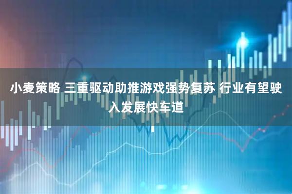 小麦策略 三重驱动助推游戏强势复苏 行业有望驶入发展快车道